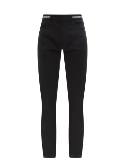 GIVENCHY 4G EMBELLISHED SKINNY JEANS