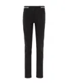 Givenchy 4g Logo Studded Skinny Jeans In Black