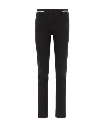 GIVENCHY GIVENCHY 4G EMBELLISHED SKINNY JEANS