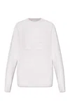 Givenchy Pullover A Maniche Lunghe In Cachemire. In White