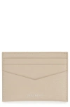 Givenchy 4g Embossed Calfskin Card Holder In Sand