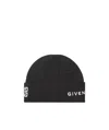 Givenchy 4g-embroidered Beanie Hat In Black