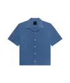 Givenchy Shirt In Ozone Washed Denim Chambray In Blue