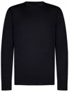 Givenchy Midnight Blue Cotton And Silk Knit Crewneck S