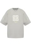 GIVENCHY 4G EMBROIDERED CREWNECK T-SHIRT