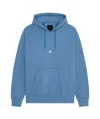 Givenchy Boxy Fit Hoodie In Fleece With 4g Detail In Blue