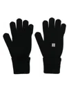 Givenchy 4g-embroidered Gloves In Black