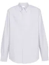 Givenchy 4g-embroidered Shirt In Grey