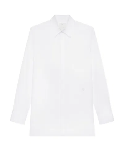 GIVENCHY GIVENCHY 4G EMBROIDERED LONG-SLEEVED SHIRT