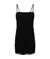 Givenchy 4g Embroidered Slip Dress In Black