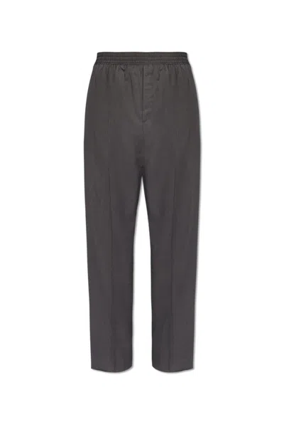 Givenchy 4g Embroidered Straight-leg Trousers In Grey