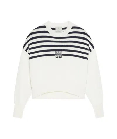 GIVENCHY GIVENCHY 4G STRIPED KNIT JUMPER