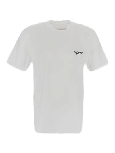 Givenchy 4g Embroidered T-shirt In White