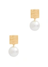 GIVENCHY 4G-ENGRAVED DROP EARRINGS