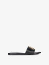 GIVENCHY 4G FLAT MULES IN LEATHER