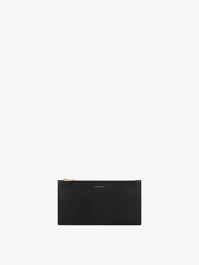 Givenchy 4g Flat Pouch In Leather In Multicolor