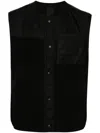 Givenchy Mix Material Vest 4g Pocket In Black