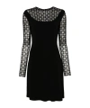 Givenchy Knee Length Dress A-line Silhouette In Black