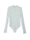 GIVENCHY GIVENCHY 4G FLOWER TULLE BODYSUIT