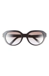 Givenchy 4g Gradient Round Sunglasses In Blue