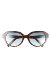 Givenchy 4g Gradient Round Sunglasses In Brown