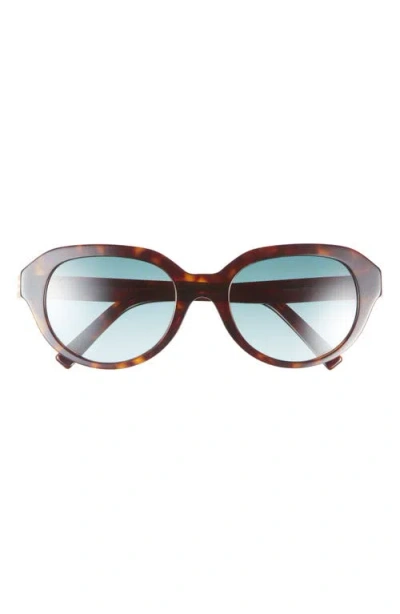 Givenchy 4g Gradient Round Sunglasses In Brown