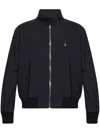 Givenchy Men's Wool Bomber Jacket In Blue