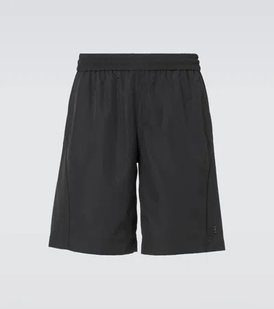 Givenchy Relaxed Fit Activewear Shorts In Recycled Fabric In Black