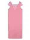 Givenchy 4g Jacquard Cotton Dress In Pink