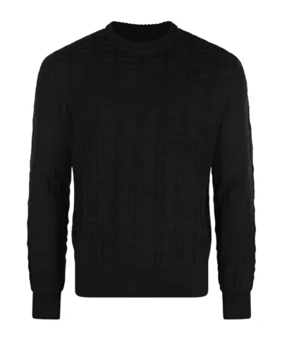 Givenchy 4g Jacquard Cotton Jumper In Black