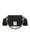 Givenchy 4g Logo Small Leather Shoulder Bag In Black