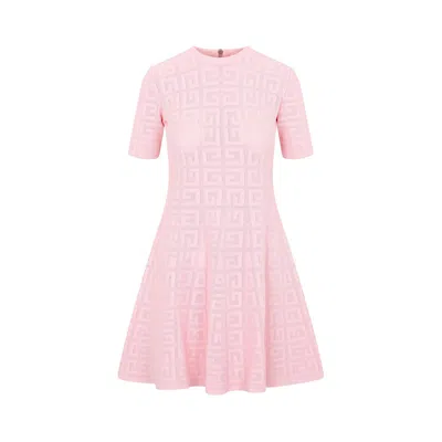 Givenchy 4g Jacquard Flared Mini Dress In Default Title