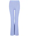 Givenchy 4g Jacquard Flared Pant In Blue