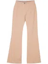Givenchy 4g-jacquard Flared Trousers In Neutrals