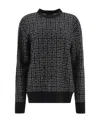Givenchy 4g Jacquard-knit Jumper In Black