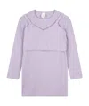 Givenchy 4g-jacquard Layered Dress In Purple