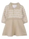 Givenchy 4g-jacquard Polo Dress In Neutral