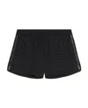 Givenchy 4g Jacquard Shorts In Black