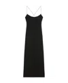 Givenchy 4g Jacquard Spaghetti Dress In Black