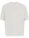 Givenchy Logo Knit Sweater In Grey