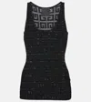 Givenchy Slim Tank Top In 4g Jacquard In Black