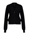 Givenchy 4g-jacquard V-neck Cardigan In Black