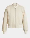 Givenchy Monogram 72 Light Varsity Jacket In Light Beige
