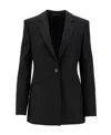 Givenchy Black Slim Fit Tailored Jacket Women In Black