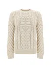 Givenchy 4g Knit Sweater In Beige