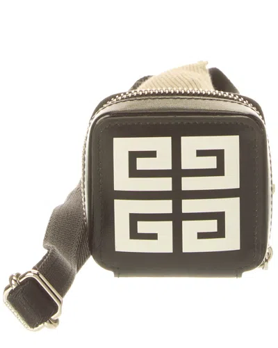 Givenchy 4g Leather Airpods Case In Brown