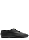 Givenchy 4g Liquid Nappa Leather Ballet Flats In Black