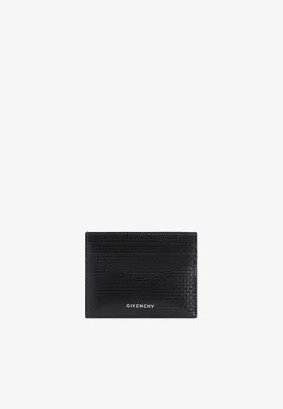 Givenchy 4g Leather Cardholder In Black