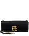 Givenchy 4g Liquid Small Chain Shoulder Bag In Leather In Black