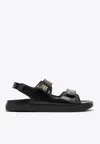 GIVENCHY 4G LEATHER FLAT SANDALS